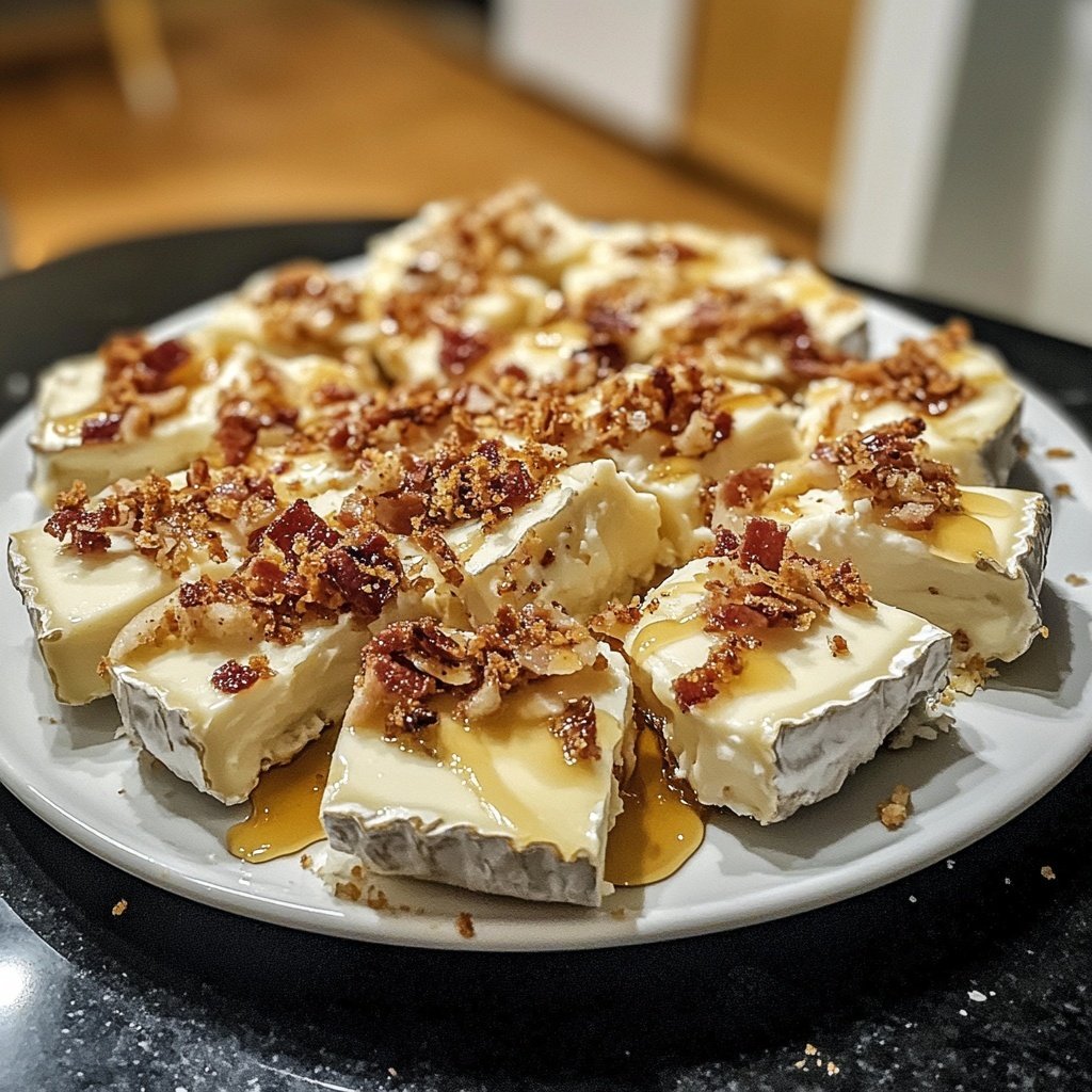 Ziegenkäsetaler mit Honig-Speck-Crumble