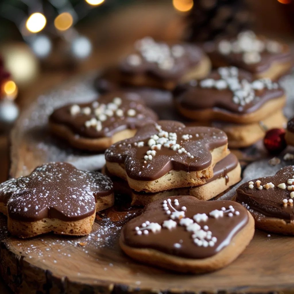 Nutella Plätzchen für Weihnachten