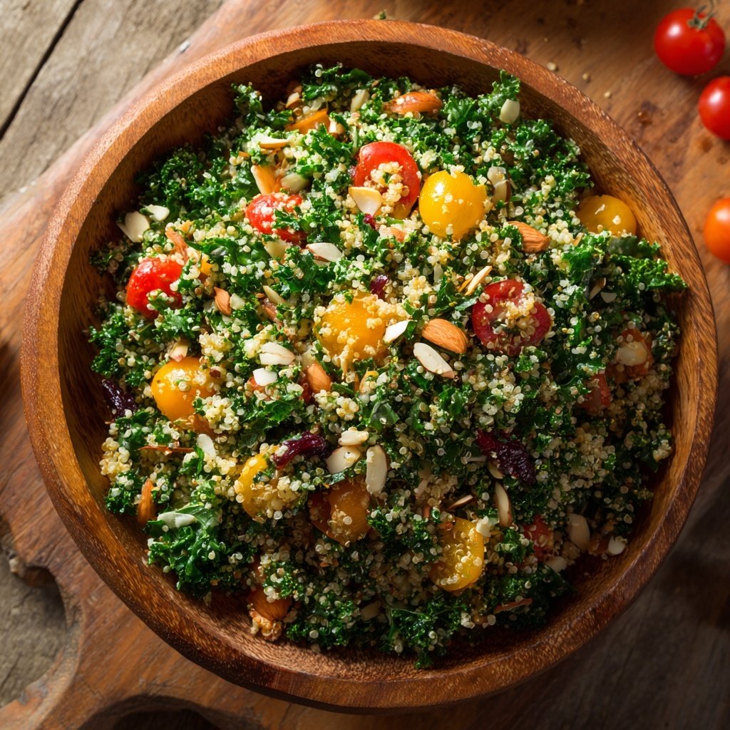 Kale and Quinoa Protein Salad