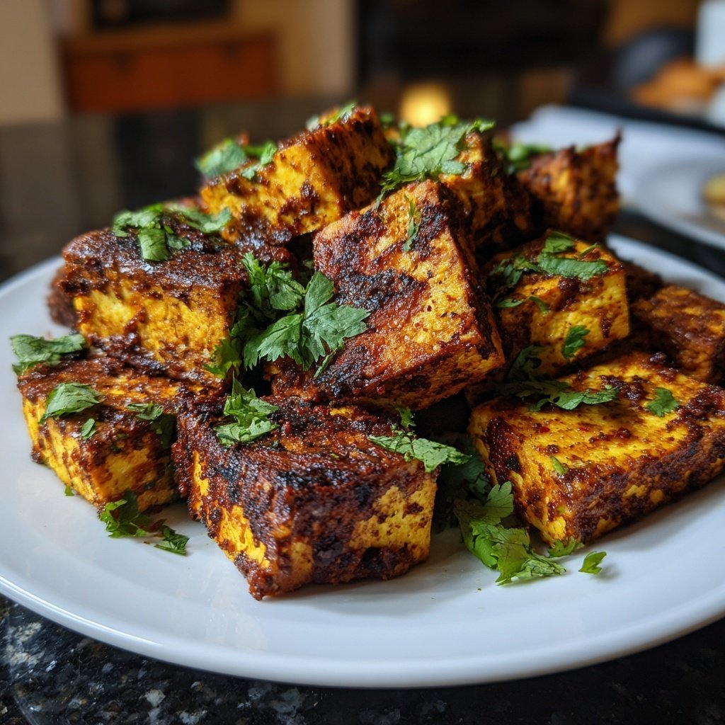 Würziger Jamaika Jerk Tofu