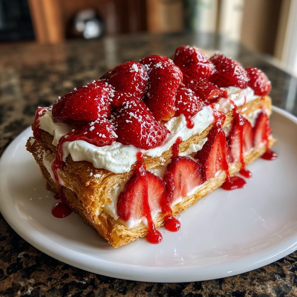 Erdbeer Frischkäse Danish