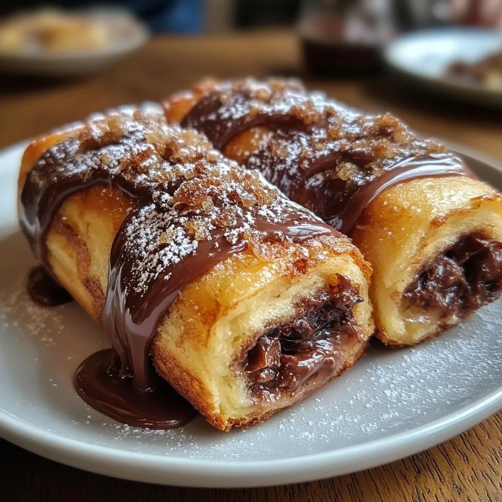 French Toast Rolls mit Nutella und Zimt: Ein Unglaublich Ultimatives Rezept für 6 Personen