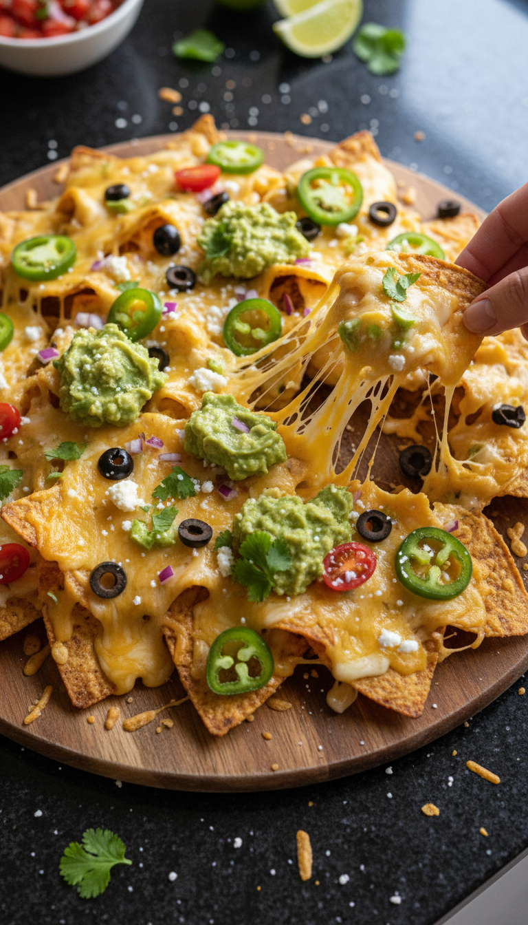 Fiesta Stil Voll Beladene Nachos​