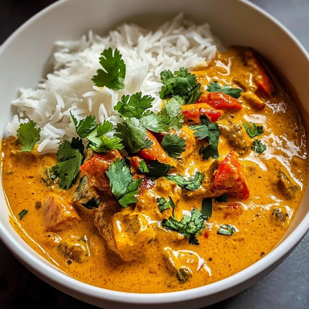 Kürbis-Curry mit Kokosmilch