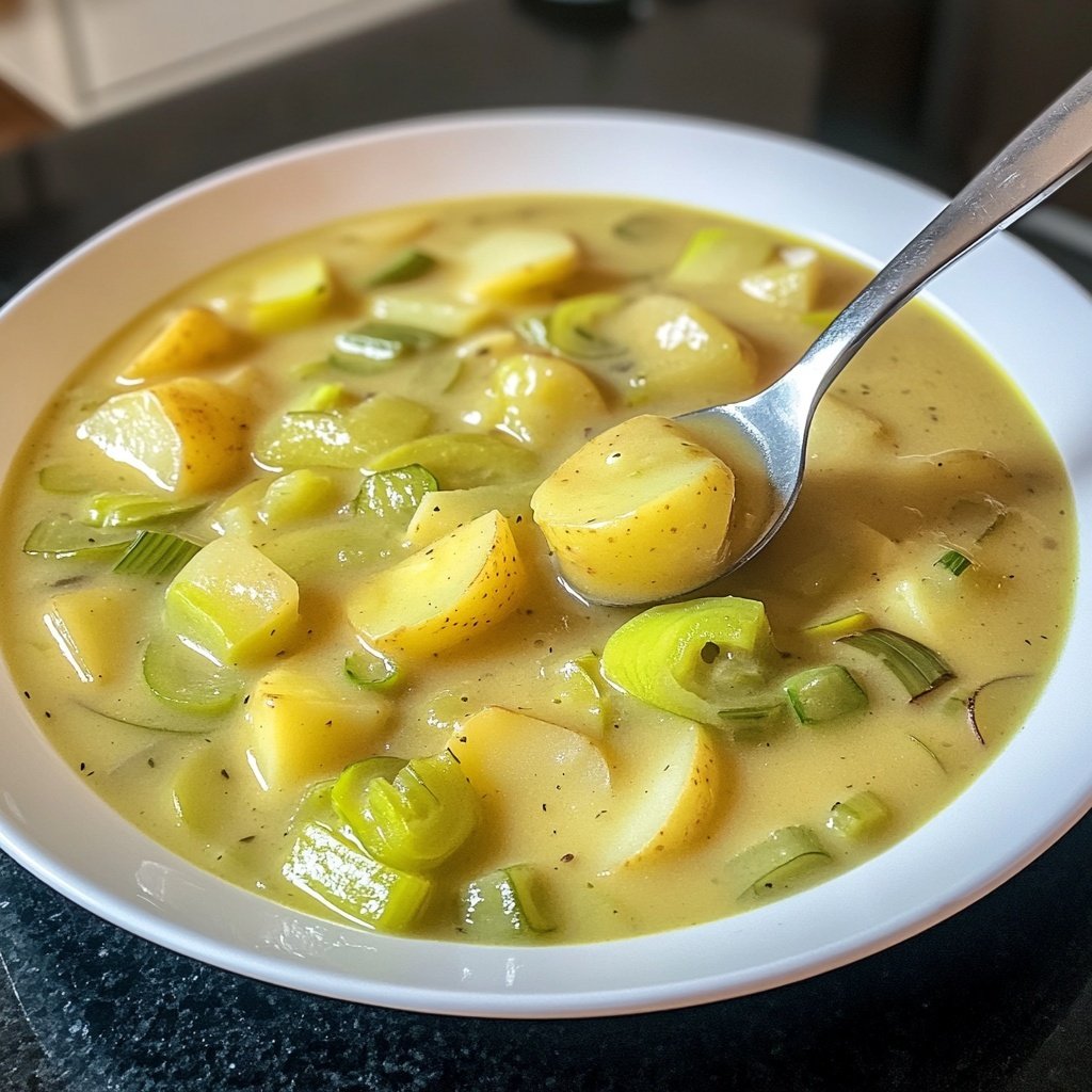 Kartoffel-Lauch-Suppe cremig