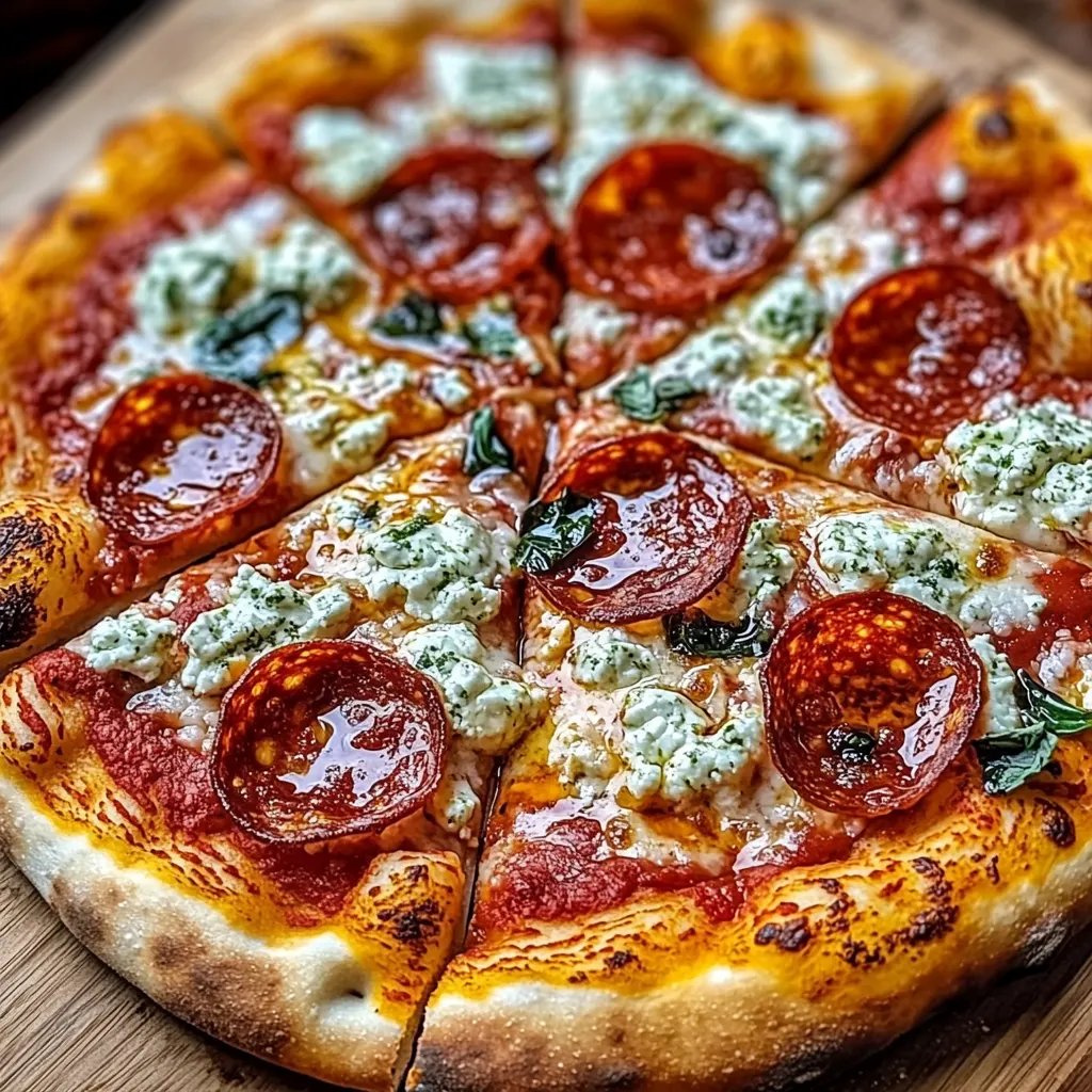 Scharfe Honig-Peperoni-Pizza mit Ricotta: Ein Unglaubliches Ultimatives Rezept