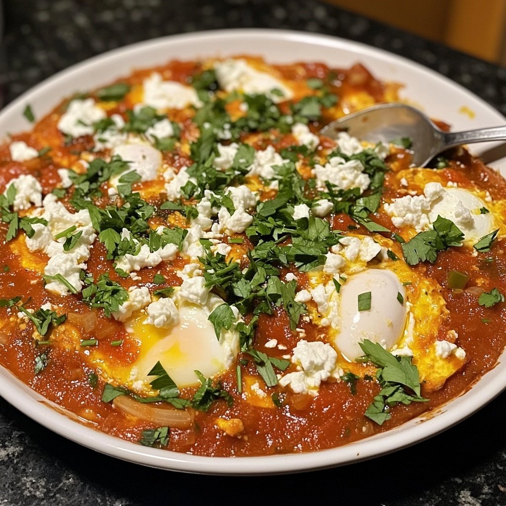Internationale-Küche-Shakshuka mit Feta