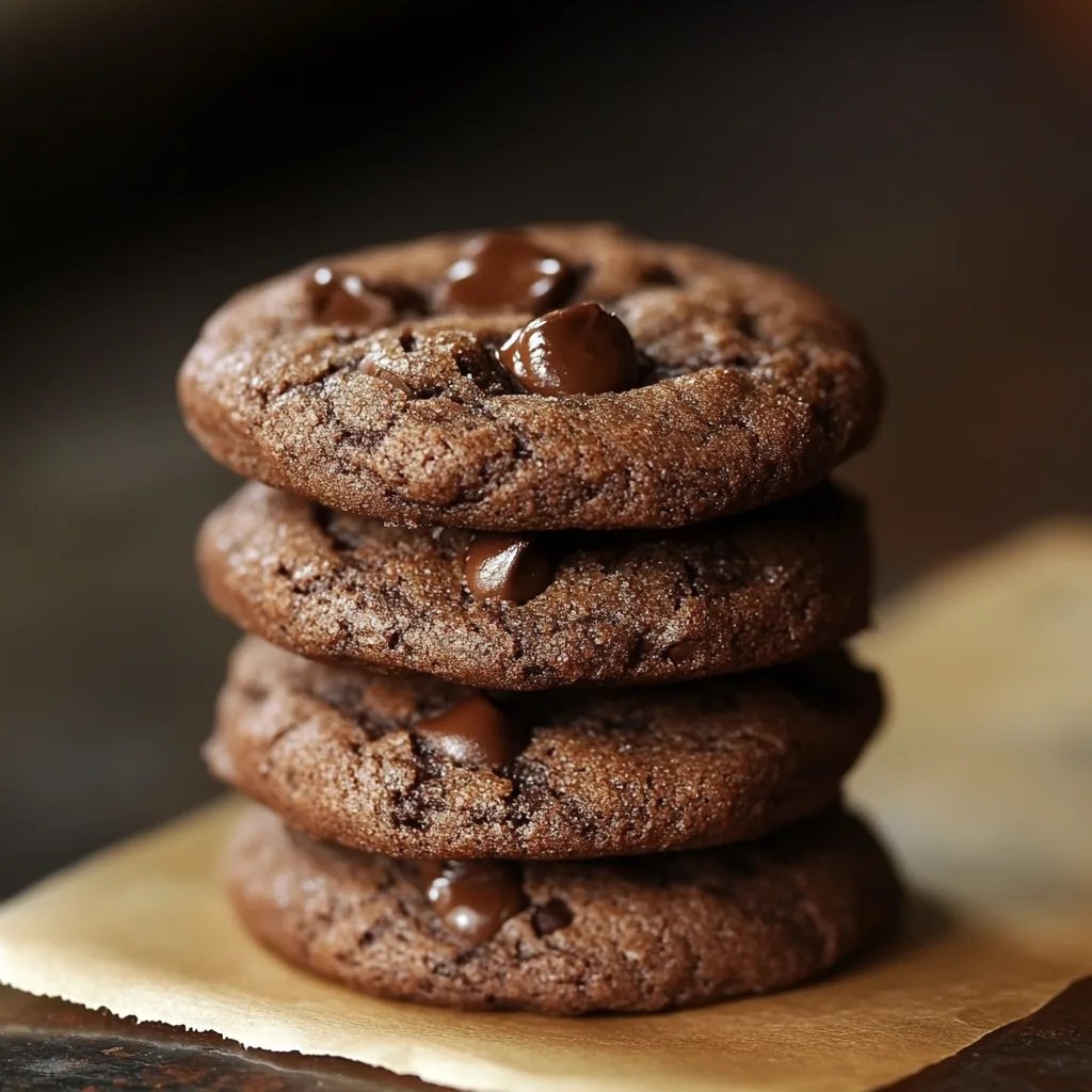 Dicke Espresso-Schokoladenkekse
