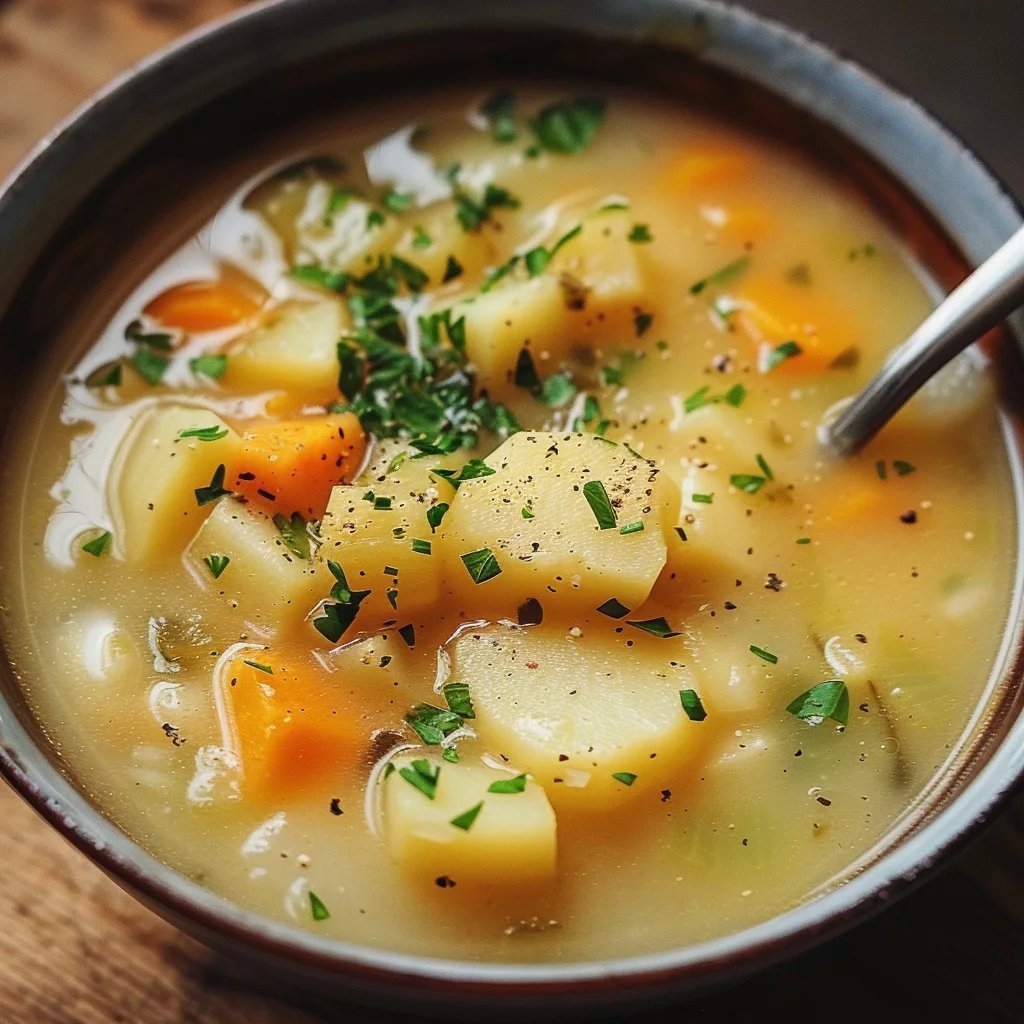 Gebackene Kartoffelsuppe