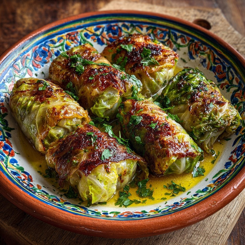 Mediterrane Kohlrouladen