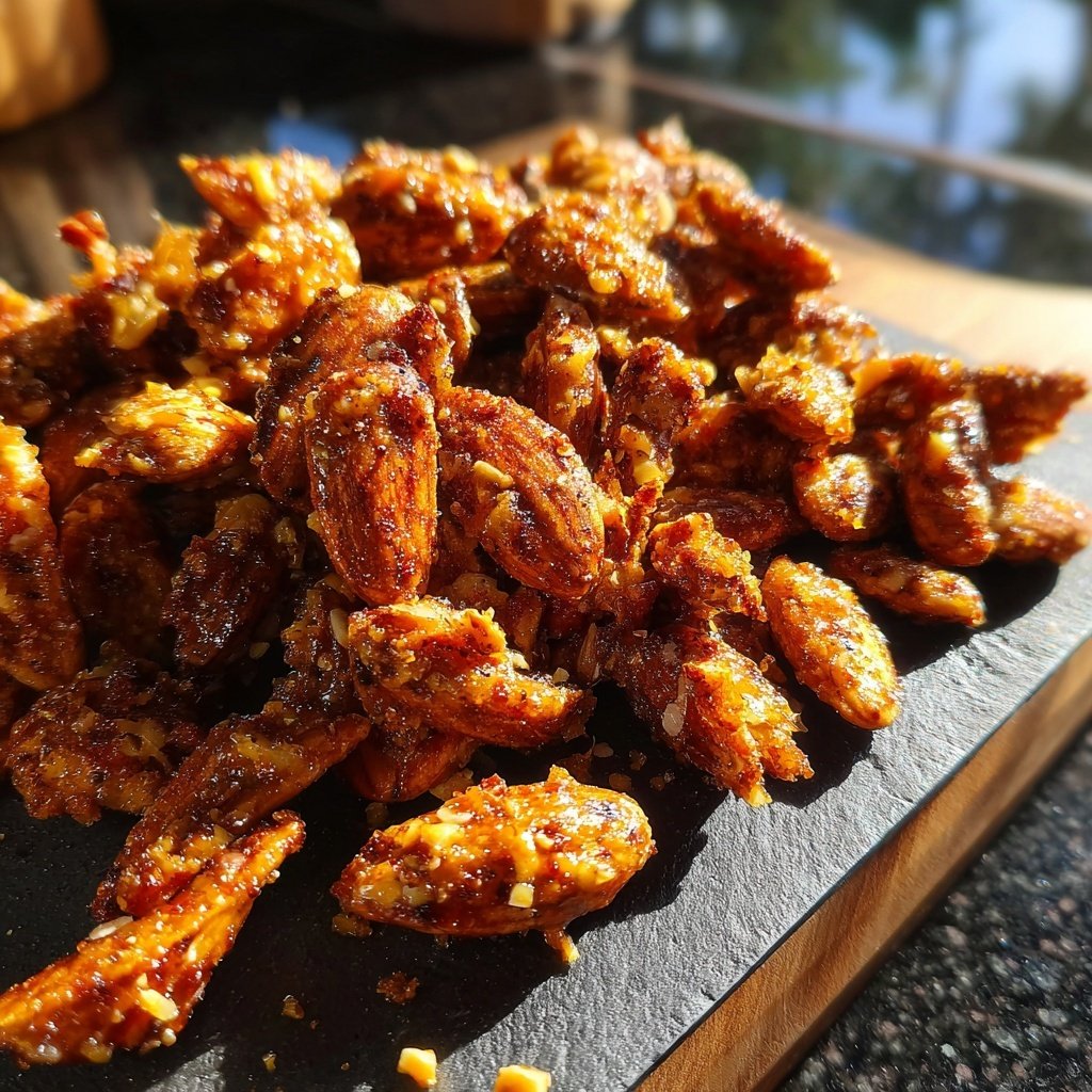 Chili-Zimt Gebrannte Mandeln für Genießer