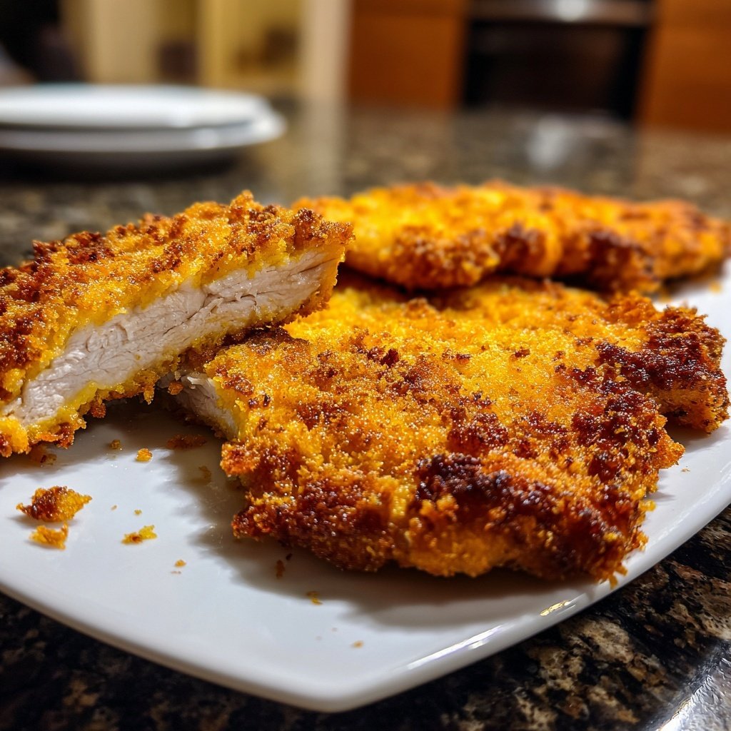 Crispy German Pork Schnitzel Delight