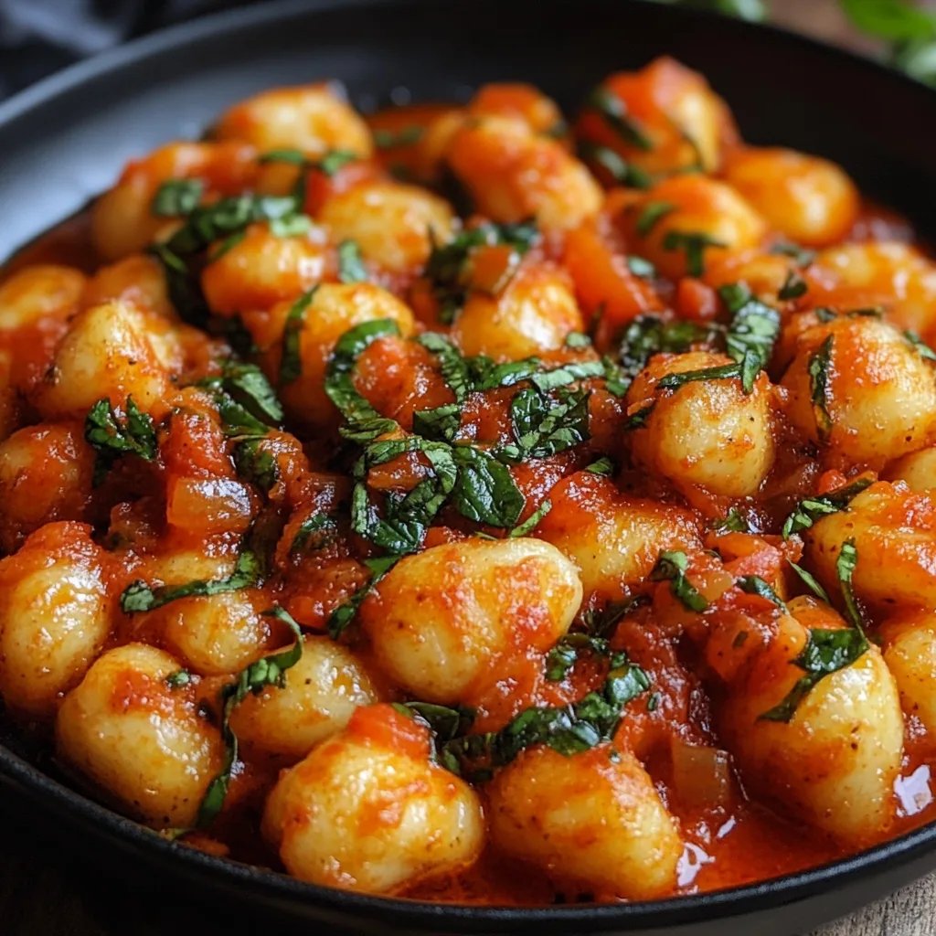 Gnocchi all'arrabbiata