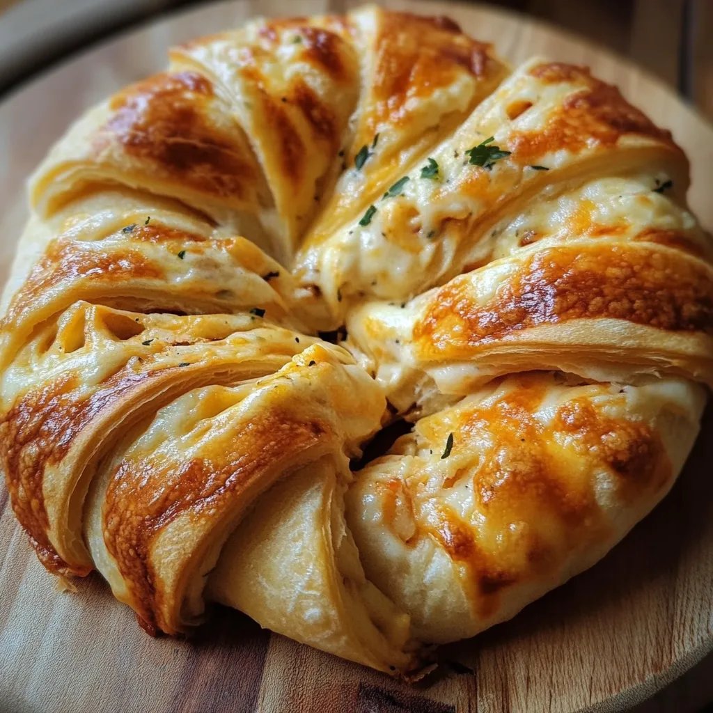 Schnelle Käse-Knoblauch-Hähnchen-Wraps