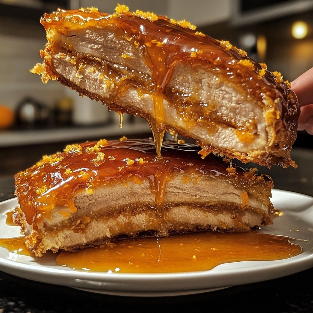 Entenbrust mit Honig-Orangen-Glasur