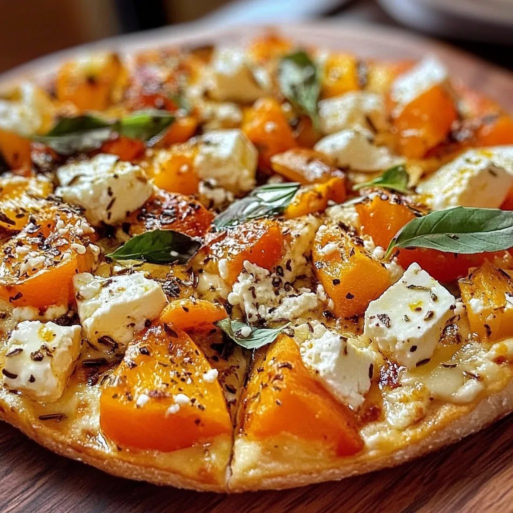 Gebackener Hokkaido mit Honig und Feta