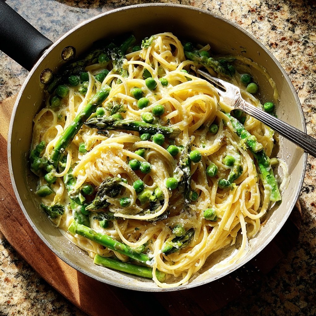 Creamy Dreamy Spring Pasta