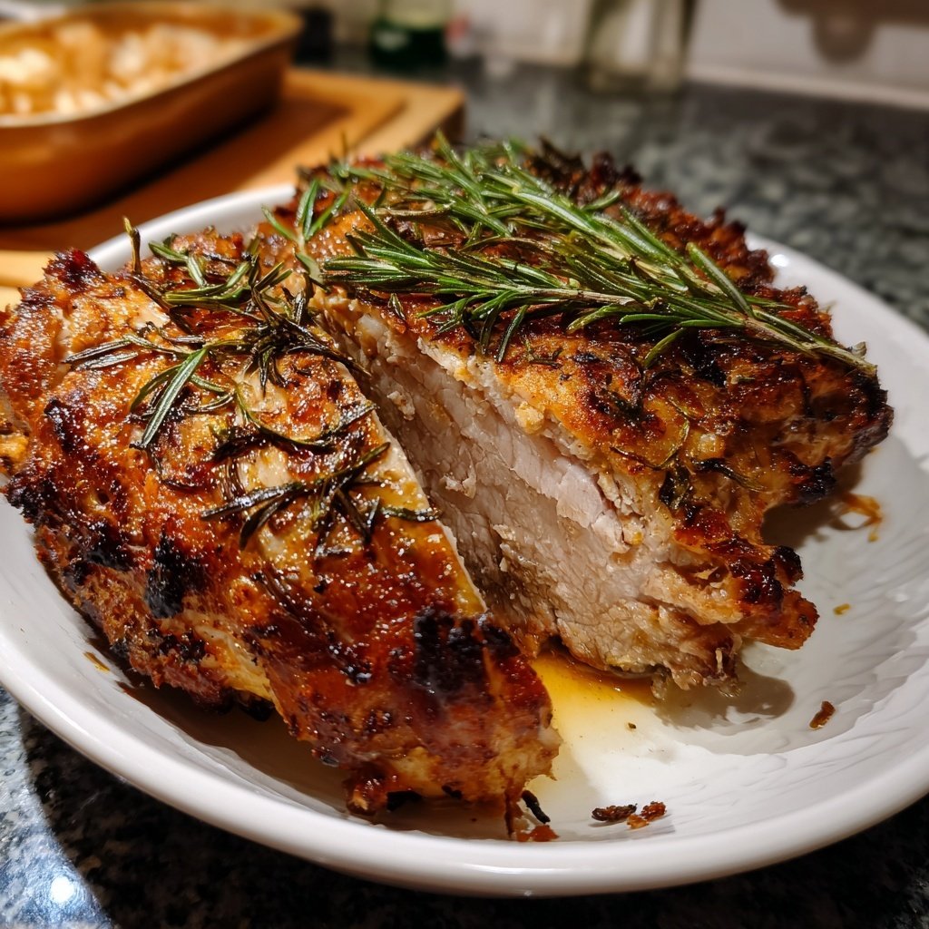 Roastlamm mit Rosmarin Jus