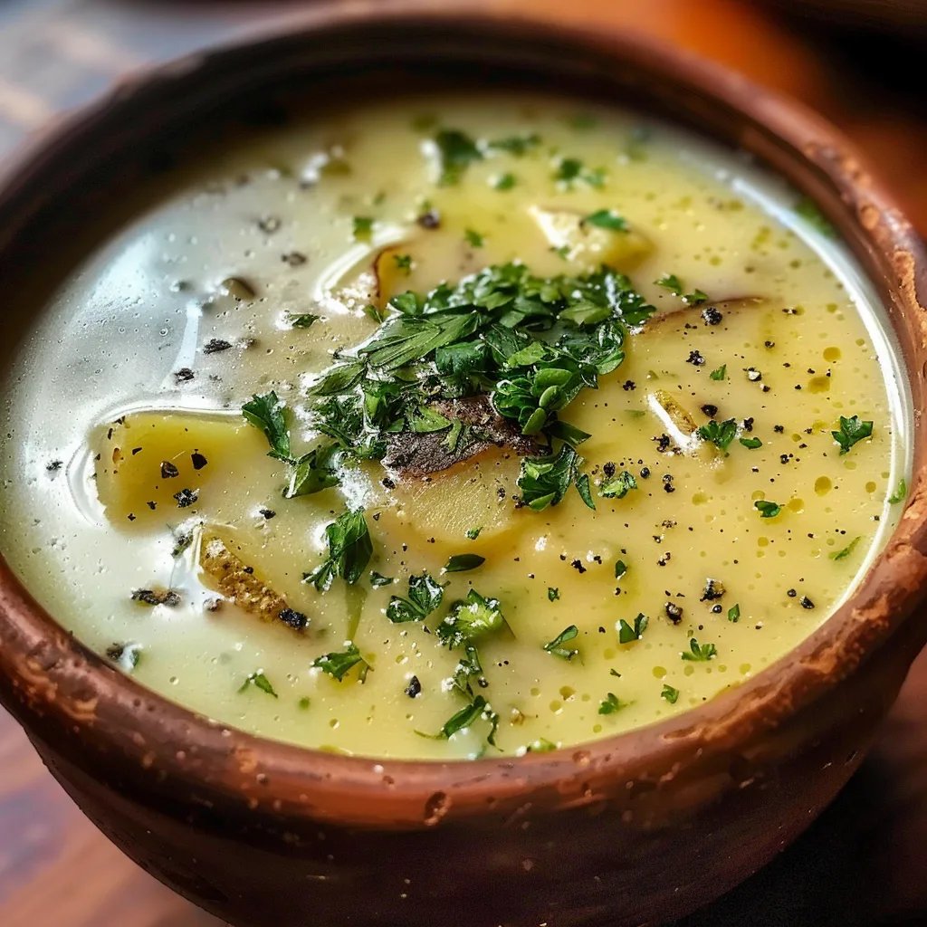 Italienische Kartoffelsuppe