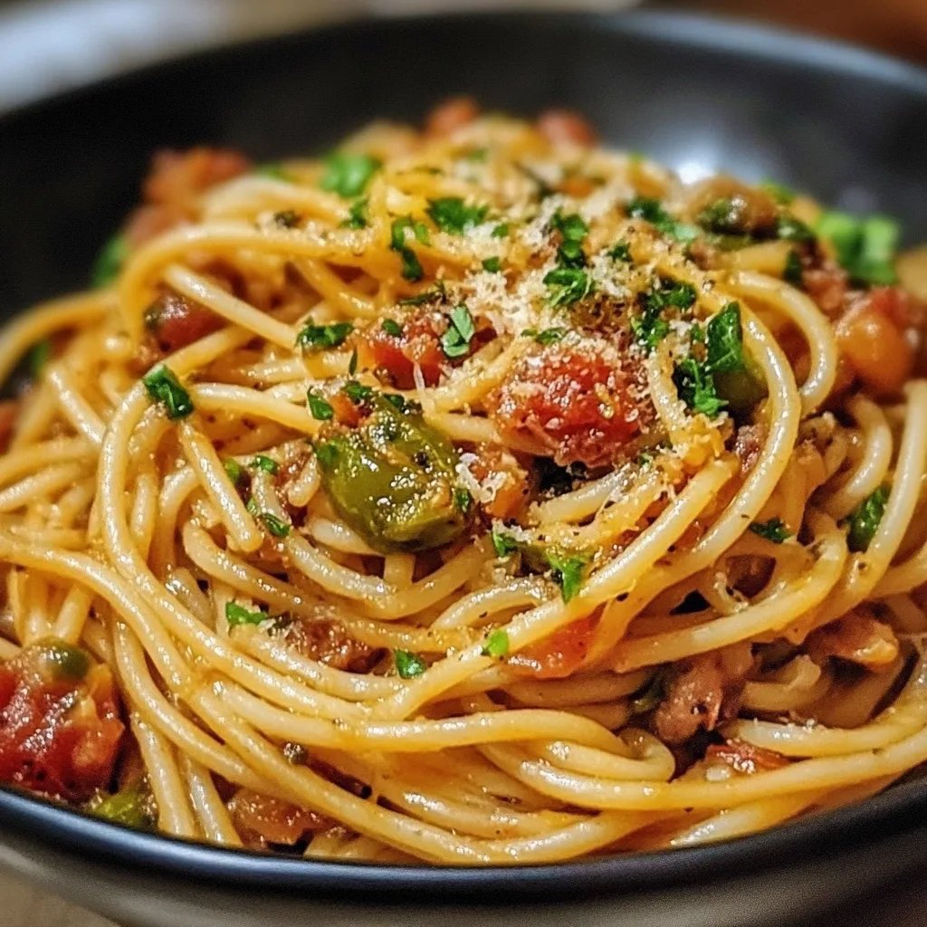 Spaghetti mit Rosenkohl