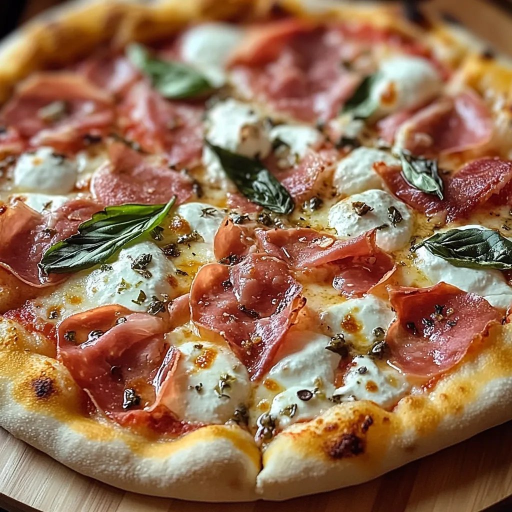 Weiße Pizza mit Prosciutto: Ein Unglaublich Ultimatives Rezept für 4 Personen